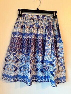 Tuchinda Blue Birds 🦅 Print Set Of 2 - Top & Skirt Girl 6Y